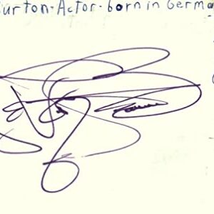 Levar Burton Actor For Star Trek TV Movie Autographed Signed Index Card JSA COA