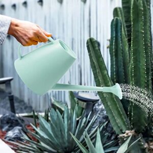 Watering Can for Indoor Outdoor Plants, Modern Small Watering Cans with Removable Nozzle, Long Spout Watering Can for Indoor Bonsai Plants Garden Flowers 1/2 Gallon 1.8L 60OZ