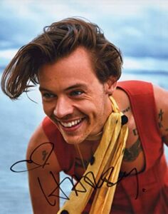 harry styles (one direction) signed 8x10 photo