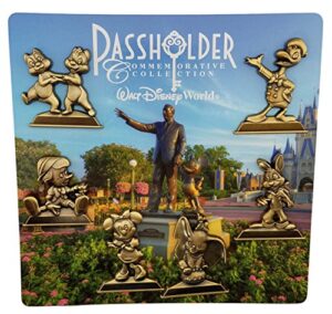 disney pin – wdw – annual passholder – gold statues