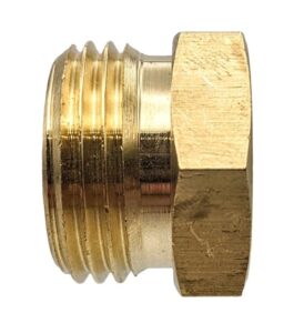 gridtech brass garden hose adapter fitting, 1/2” npt female threads and 3/4″ ght male connector, shower pipe arm handshower adapter, heavy-duty high-pressure support, rust and corrosion resistant