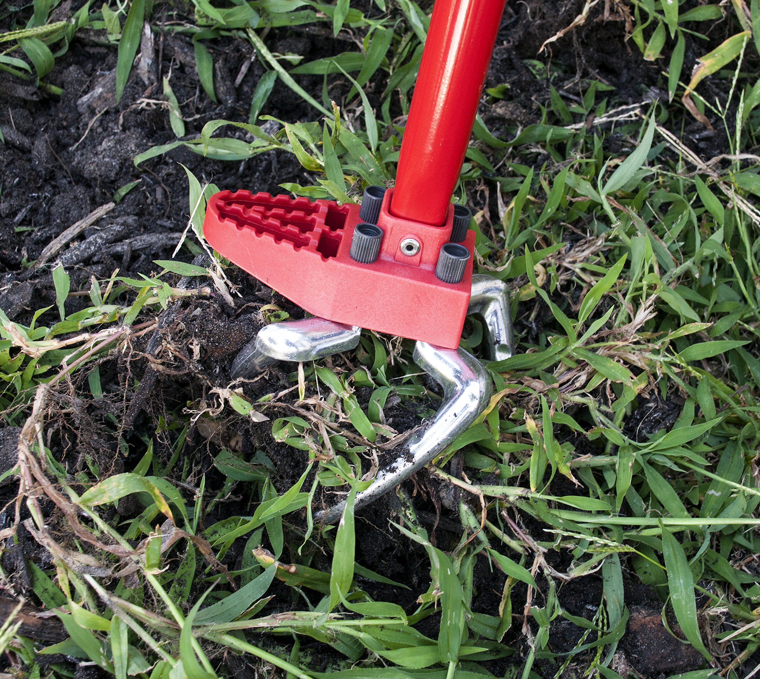 GARDEN WEASEL 91334 Claw Pro - to Cultivate, Loosen, Aerate, Weed, No Bending - Great for Heavy Soil, Weather and Rust Resistant