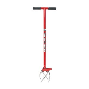 GARDEN WEASEL 91334 Claw Pro - to Cultivate, Loosen, Aerate, Weed, No Bending - Great for Heavy Soil, Weather and Rust Resistant