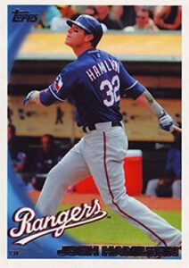 2010 topps #175a josh hamilton texas rangers mlb baseball card nm-mt