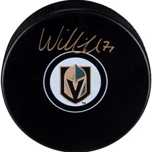 William Karlsson Vegas Golden Knights Autographed Hockey Puck - Autographed NHL Pucks