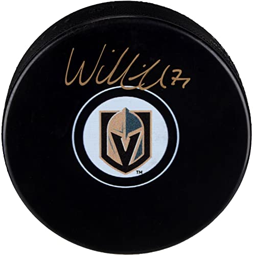 William Karlsson Vegas Golden Knights Autographed Hockey Puck - Autographed NHL Pucks