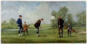 edwardian golfers