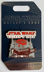 star wars pin 136253 wdw – galaxy’s edge opening day pin limited release walt disney world pin millennium falcon