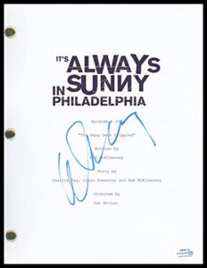 danny devito”it’s always sunny in philadelphia” autograph signed script b acoa
