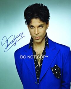 prince rogers nelson reprint signed autographed 11×14 poster photo #1 rp purple rain