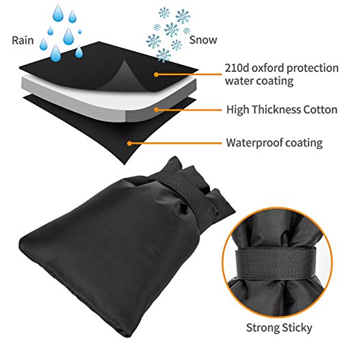 Outdoor Faucet Covers for Winter,9"x 7",Outside Garden Faucet Socks for Freeze Protection,Reusable Thickened Faucet Covers,2 Pack