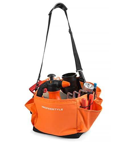 Professtyle Gardening Bag & Organizer Tote Bag for Your Gardening Hand Tool, Storage Organizer Equipment, Optimal Size