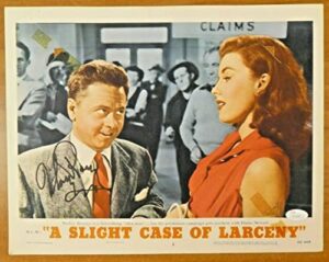 mickey rooney signed vintage 11×14 lobby card with jsa coa