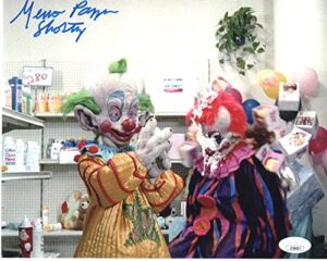 geno ponza signed 8×10 photo killer klowns from outer space shorty autograph horror jsa authentication