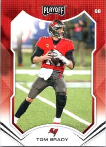 football nfl 2021 panini playoff #169 tom brady nm near mint buccaneers