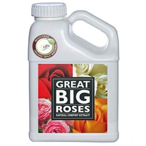 great big roses – compost extract; 1 gallon concentrate (makes 32 gallons)