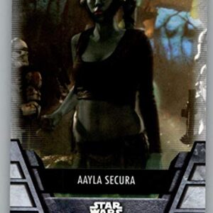 2020 Topps Star Wars Holocron Series NonSport Trading Card #Jedi-12 Aayla Secura