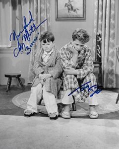 jerry mathers & tony dow leave it to beaver 8x10 signed original photo #14