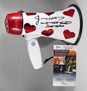 jimmy hart signed megaphone w/jsa coa