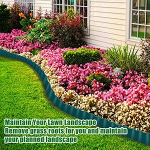 Landscape Edging Board, Paver Edging, Lawn Edging, Antirust Flexibility Sturdy Plastic Garden Edging Border Fence for Vegetable, Flower Beds, DIY Patios and Lawns Edging, 6 inch by 30 feet