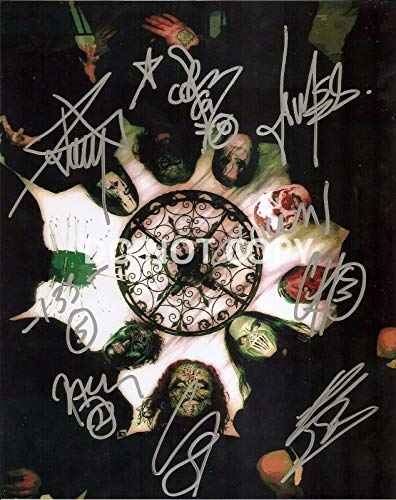 SLIPKNOT full metal band reprint signed promo 11x14 poster photo #1 RP