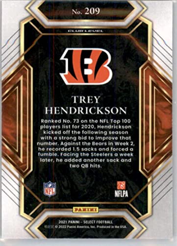 2021 Panini Select #209 Trey Hendrickson Club Level NM-MT Cincinnati Bengals Football