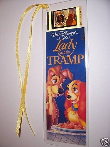 LADY AND THE TRAMP movie film cell bookmark Memorabilia Collectible Complements Poster Book Theater