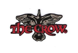 the crow movie 6″ embroidered patch new unused