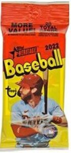 2022 topps heritage value fat pack (20 cards)