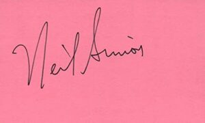 neil simon playwright screenwriter 1976 autographed signed index card jsa coa