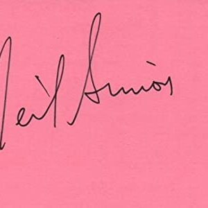 Neil Simon Playwright Screenwriter 1976 Autographed Signed Index Card JSA COA