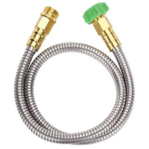 unco- short garden hose, 3 feet, heavy duty stainless steel hose, water garden hose, metal garden hose, outdoor garden hose, non kink hose, durable garden hose, flexible hose, lightweight hose.