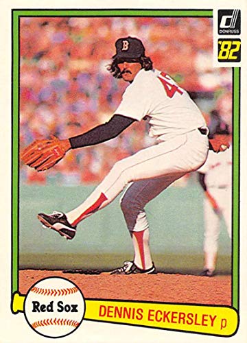 1982 Donruss Baseball #30 Dennis Eckersley Boston Red Sox Offical MLB Major League Baseball Trading Card