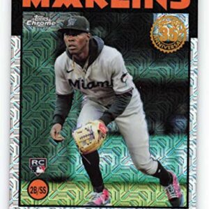 2021 Topps Update Chrome Silver Packs Mojo #86C-29 Jazz Chisholm Jr. RC - Rookie Card Miami Marlins Baseball NM-MT