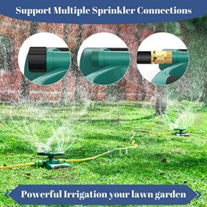 Sprinkler, Sprinklers for Lawn Garden Oscillating Water for Lawns Large Yard Area Hose Rotating Watering Grass Outdoor