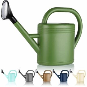 watering can for indoor plants, garden watering cans for outdoor plant house flower, modern plant watering can large long spout with sprinkler head 1 gallon