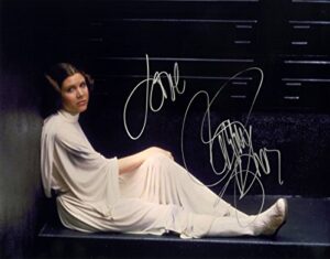 carrie fisher reprint signed autographed princess leia star wars poster photo #2 rp