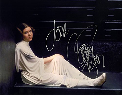 Carrie Fisher reprint signed autographed Princess Leia Star Wars poster photo #2 RP