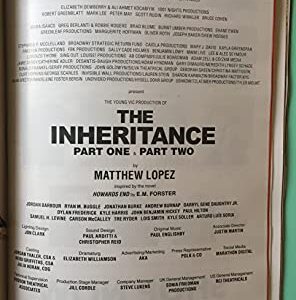 Brand New Color Playbill from The Inheritance at the Ethel Barrymore Theatre. starring Tony Goldwyn Lois Smith Written by Matthew López Broadway 2020