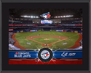 toronto blue jays 10″ x 13″ sublimated team stadium plaque – mlb team plaques and collages