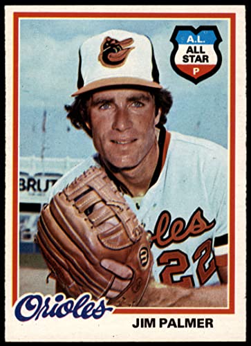 1978 Topps # 160 Jim Palmer Baltimore Orioles (Baseball Card) EX Orioles