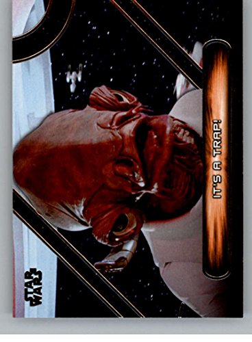 2017 Topps Star Wars Galactic Files Reborn Famous Movie Quotes #MQ-5 It's a trap! Trading Card in Raw (NM Near Mint or Better) Condition