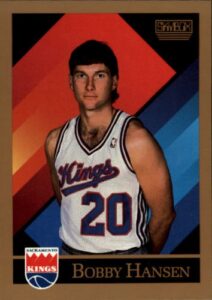 1990 skybox basketball card (1990-91) #409 bobby hansen