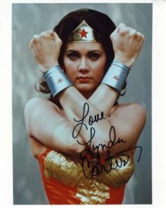 lynda carter as wonder woman reprint signed 8×10 photo #4 rp