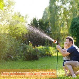 Hose Nozzle Hose Sprayer Hose Spray Nozzle Thumb Control Garden Hose Nozzle Heavy Duty with 8 Patterns Water Hose Nozzle Sprayer Hose Nozzles in Lawn and Garden for Cleaning, Watering, Washing