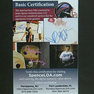 Ken Anderson Signed Football Card with JSA COA