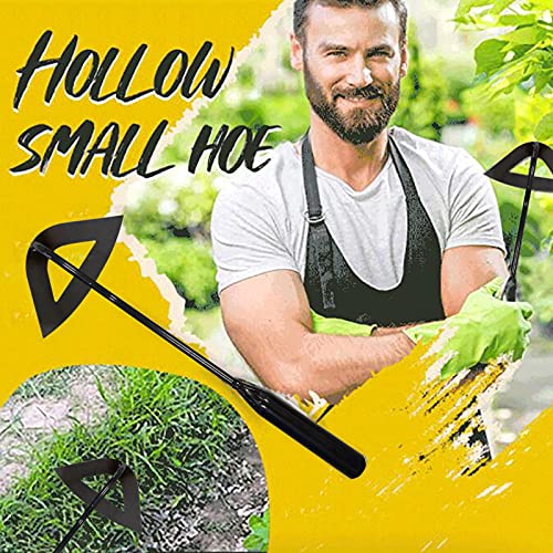 TKPL Garden Hoe - All-Steel Hardened Hollow Hoe for Long Handle, Garden Weeding Tools, Easy Weeding and Soil Loosening, Hoe Garden Tool, Durable and effectable Hand Tools, Multi, 11.81x6.30(30x16cm)