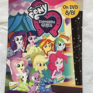 MY LITTLE PONY - 12"x18" D/S Original Promo Movie Poster SDCC 2017 Fluttershy Equestria Girls