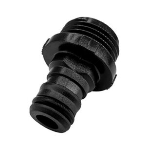 10 Pack Plastic Garden Hose Quick Connect Fittings Male Hose Quick Connector Adapters 3/4 Inch GHT Male Nipples Quick Release Kit for Water Hose Coupling