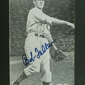 Bob Feller Signed Baseball Card with JSA COA
